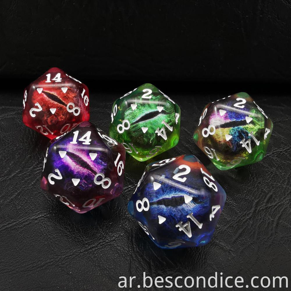 Polyhedral Dragon Eye Dice 20 Sides 4